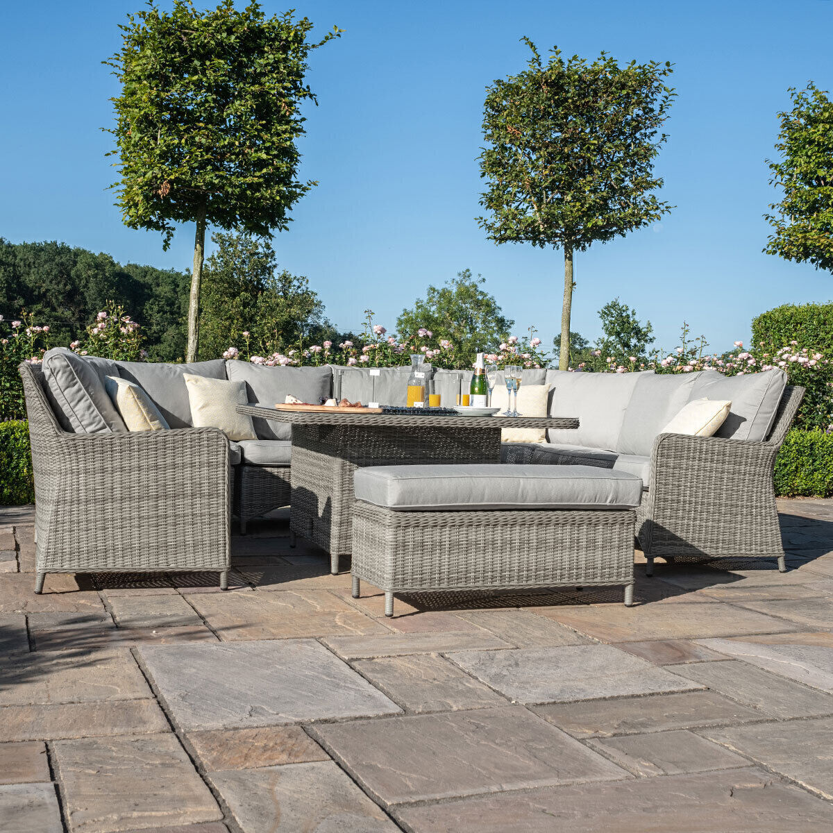 Oxford Royal U-Shaped Rattan Sofa Set