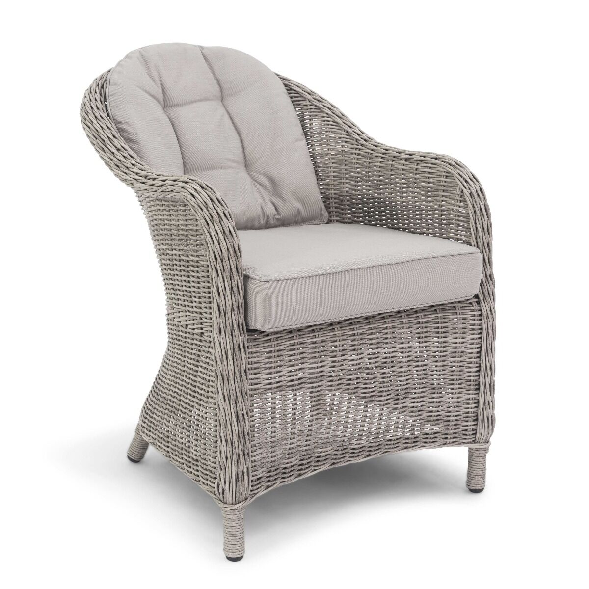 Oxford Heritage 4 Seat Round Rattan Dining Set