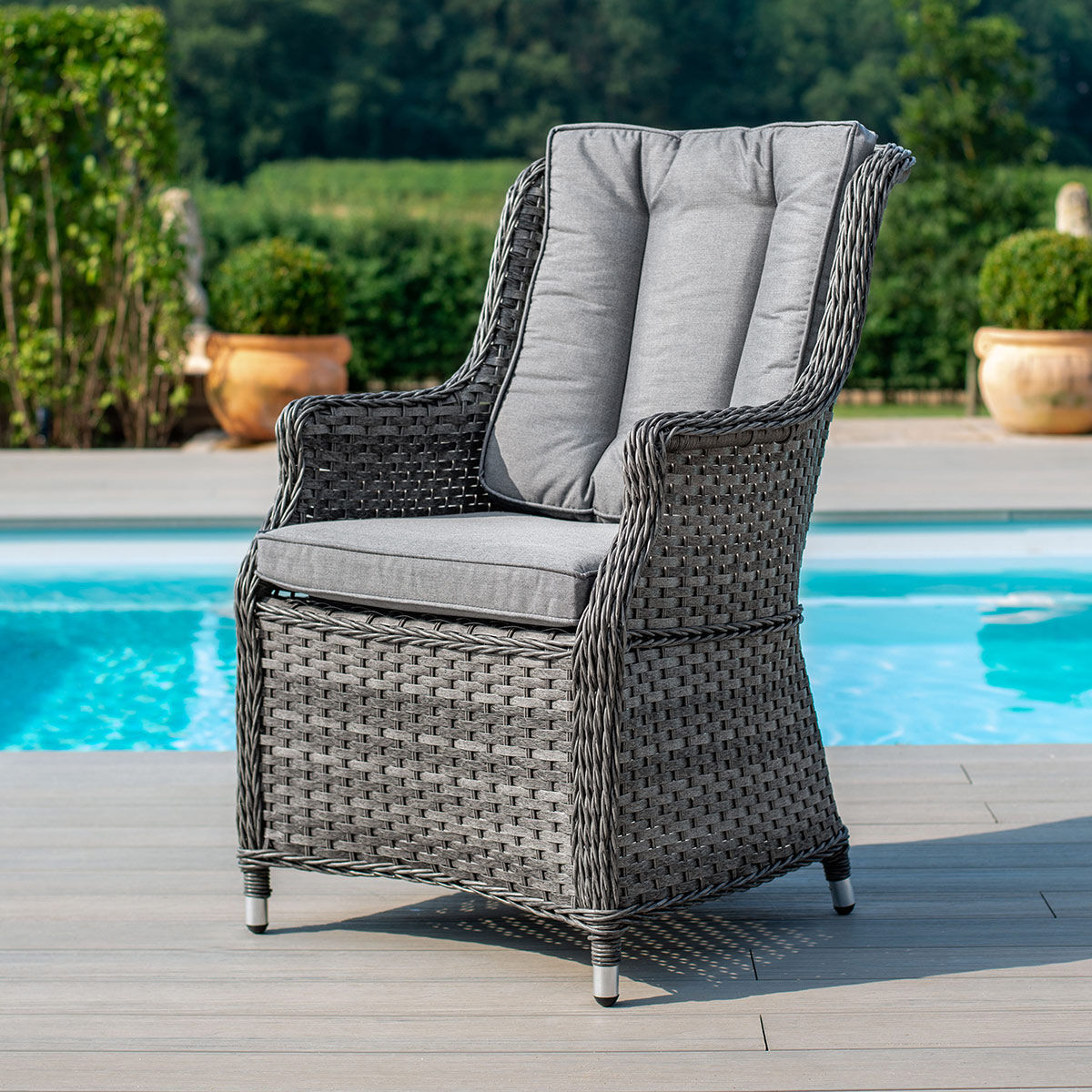 Victoria 6 Seat Round Rattan Dining Set