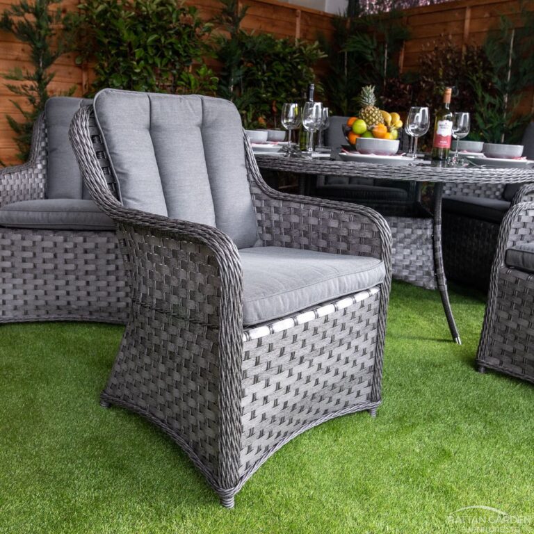 Rattan Serena Vienna Round 6 Seat Dining Set