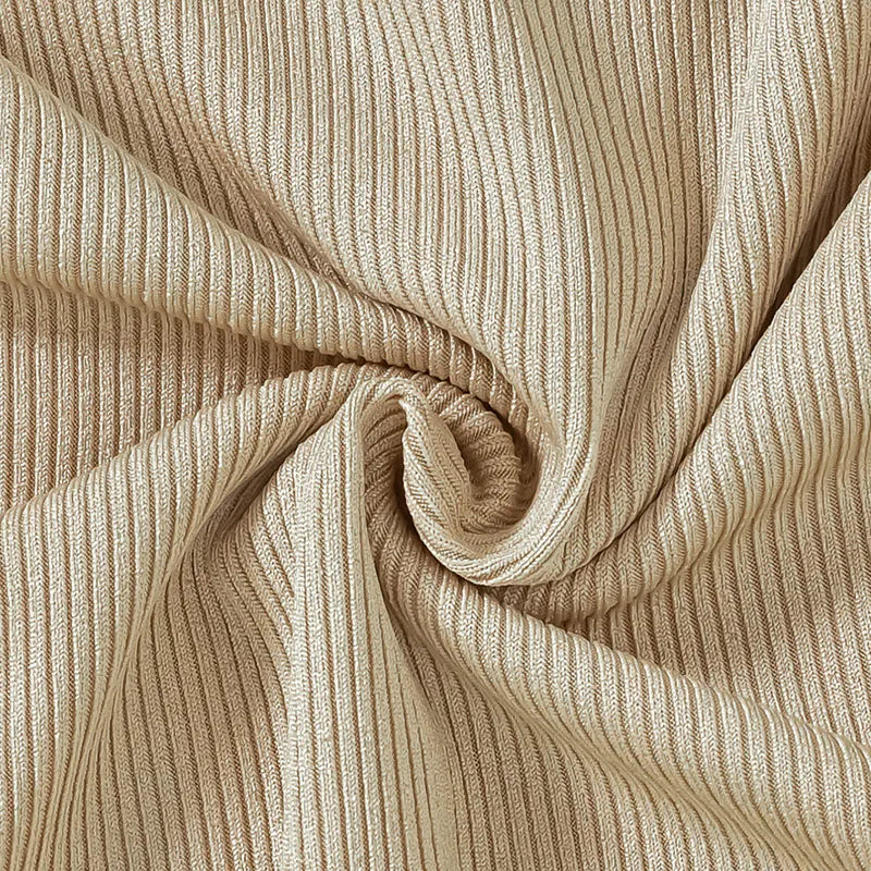 Ribbed Long Sleeve Baby Romper Set